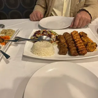 Mixed Grilled Kebab for 2
