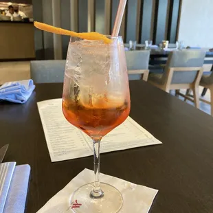 Del Mar Spritz on the happy hour menu.