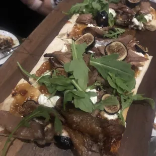 Duck Confit Flatbread Pizza