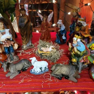 Nativity set