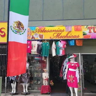 The front of the store