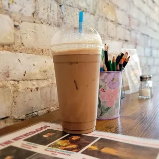 Iced Dark Mocha Latte