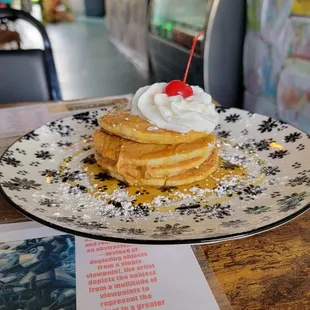 Honey &amp; Peanut Butter Pancakes