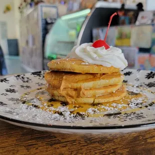 Honey &amp; Peanut Butter Pancakes
