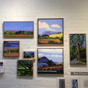 Gang of 5 studios (Last one at the end of the hall). This is work by Sue Chapman