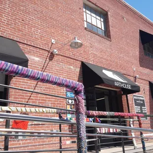 Outside of the studio