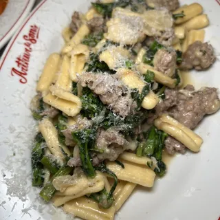 Cavatelli with Broccoli Rabe & Sausage