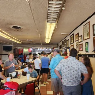 The line at 2:00 on the Sunday of Labor day