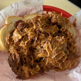 Pulled Pork Sandwich - Open Faced