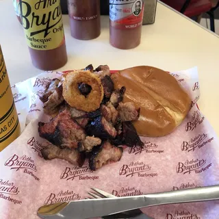 The 3B - Burnt End Topped w/ Onion Ring
