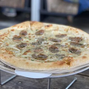Sausage &amp; Shroom Pizza minus the shroom