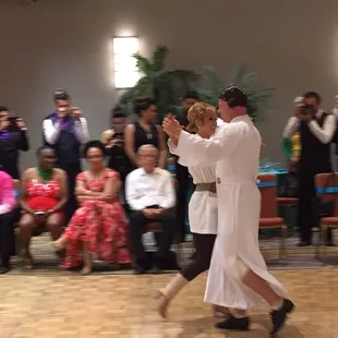 Yes, this Star Wars cantina band Quickstep is just one of the great examples of the fun you can have at Arthur Murray Livermore