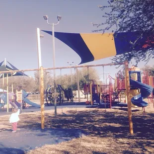 Big playground with room for big kids, little kids, and all in-between!