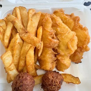 fish and chips, food