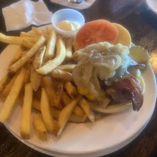 a plate of food on a table