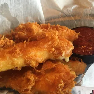 Fried cheese