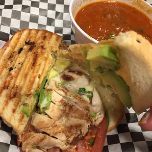 Grilled Chicken Panini