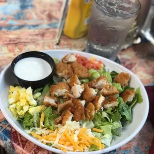 Fried Chicken Salad
