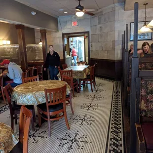 One of three seating areas.