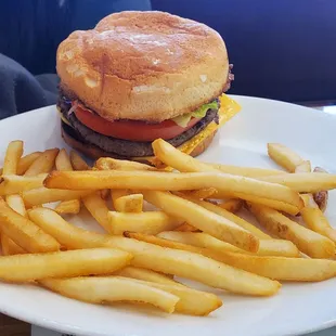 #5 kids hamburger with fries