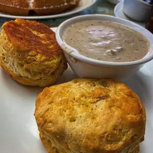 Biscuits and gravy