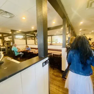 the dining area
