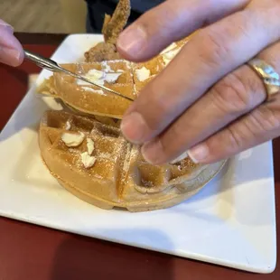 Chicken and Waffles Breakfast
