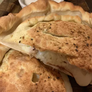 a close up of a sandwich