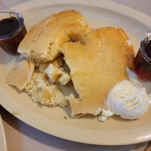 Was hoping for some good pancakes. This was nice and fluffy...but it tasted like sourdough. SOURpancakes
