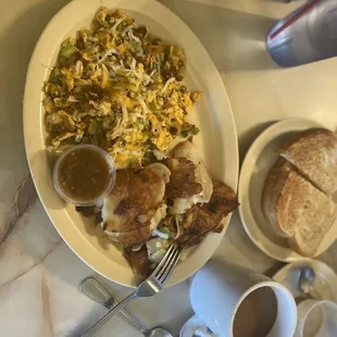 California omelette with chorizo