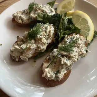 Smoked Trout Crostini