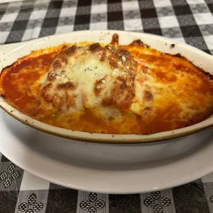 Half serving of lasagna (1/13/2024)