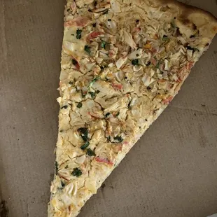 Crab pizza