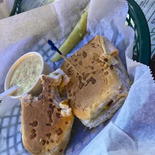 Twisted Seester and Jalapeño soup