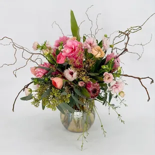 Custom flower arrangement - Artichokes &amp; Pomegranates