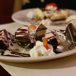 Chocolate ice cream bomb