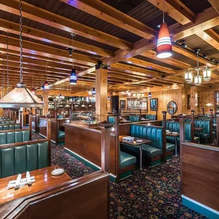 the interior of the restaurant