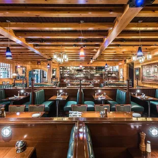 the interior of the restaurant