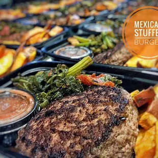 mexican stuffed burgers