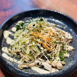 Buckwheat noodle salad