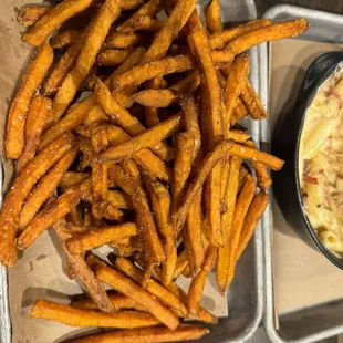 Yummy and perfectly cooked sweet potato fries