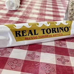 a roll of real tortilla on a table