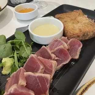 Ahi tuna and crispy rice