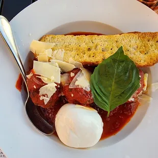 Wagyu Meatballs and Burrata