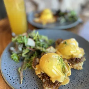 Parisian Benedict and Sunset Passion