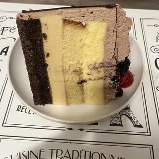 Angel's Kiss Cake Slice