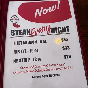 Menu 3/24