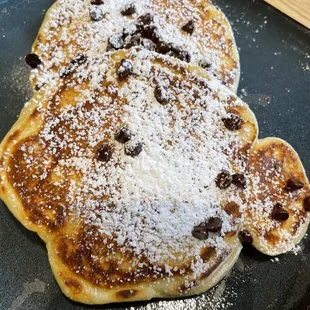 Kids chocolate chip pancakes