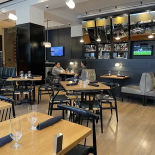 the interior of a restaurant