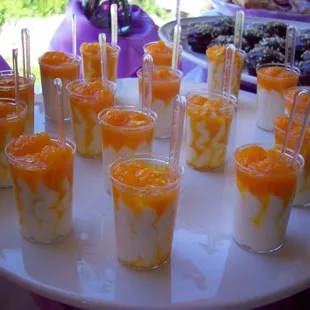 Cheesecake Mousse with Mandarin Orange Compote